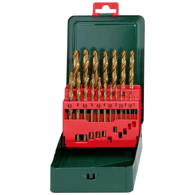 Coffret mèches HSS-TI (19pcs) Coffret mèches HSS-TI (19pcs)