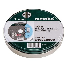 Jeu de 10 disques INOX 115x1
