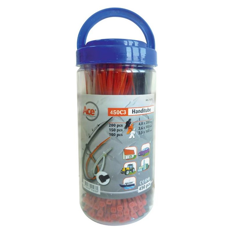 Assortiment de 450 colliers colson Assortiment de 450 colliers colson