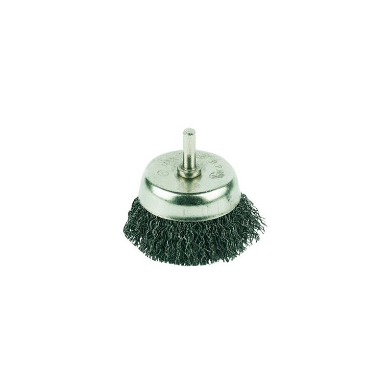 Brosse sur tige 75mm fine Brosse sur tige 75mm fine