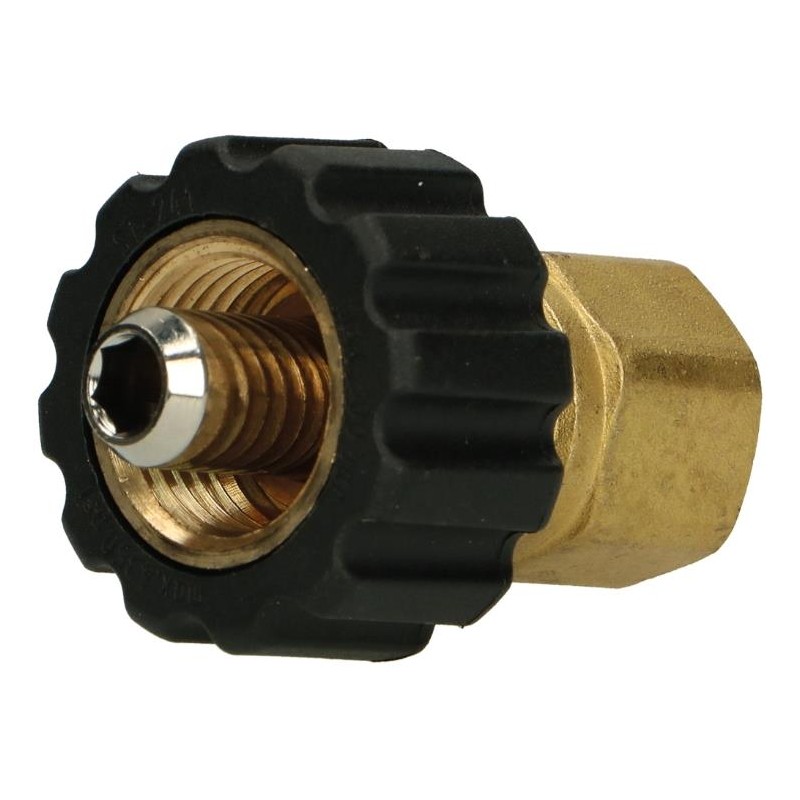 Raccord haute pression M22 femelle tournant 3/8" BSP femelle Raccord haute pression M22 femelle tournant 3/8" BSP femelle