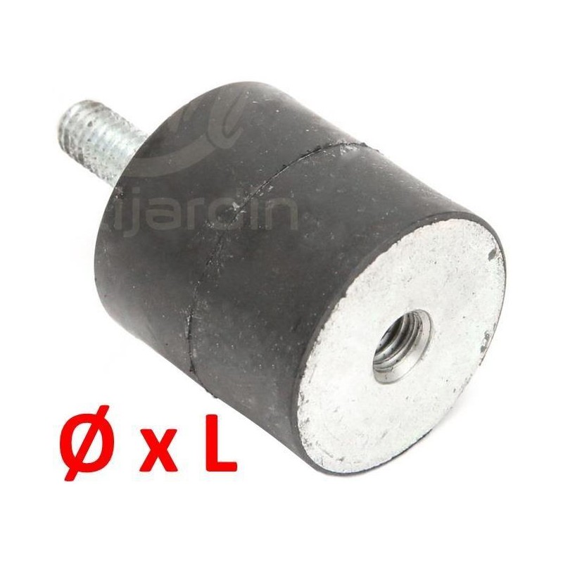 Silent bloc M/F 8mm - 30x20mm Silent bloc M/F 8mm - 30x20mm