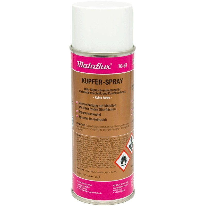 Metaflux spray cuivre 400 ml Metaflux spray cuivre 400 ml