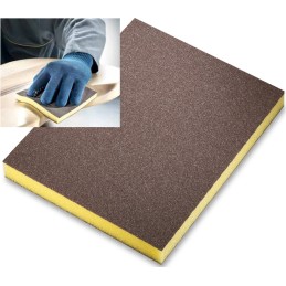 Boite 10 éponges SIA 98x120mm fine (jaune)