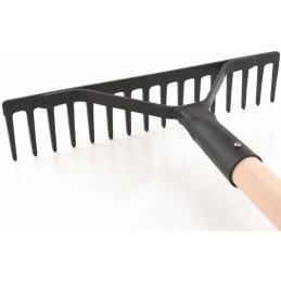 Rateau renforcé avec dents droites