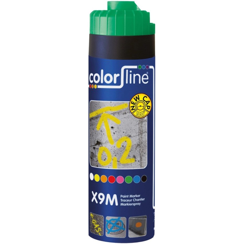 Peinture de marquage X9M jaune fluo