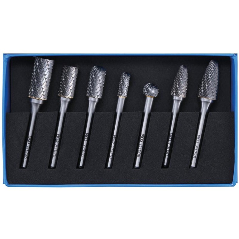 Coffret 7 fraises acier HSS Coffret 7 fraises acier HSS