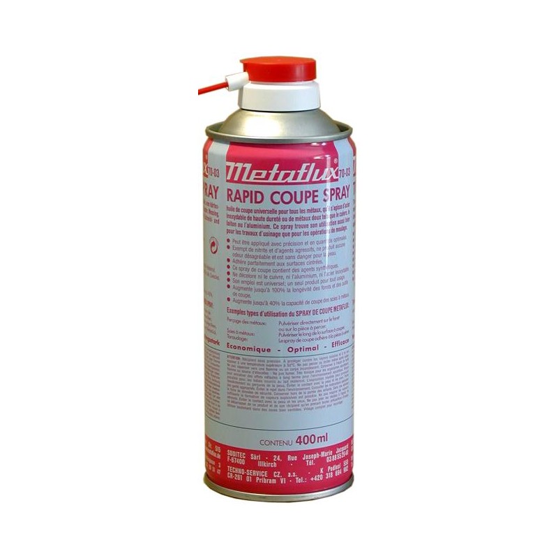 Metaflux spray lubrifiant de coupe 400ml Metaflux spray lubrifiant de coupe 400ml