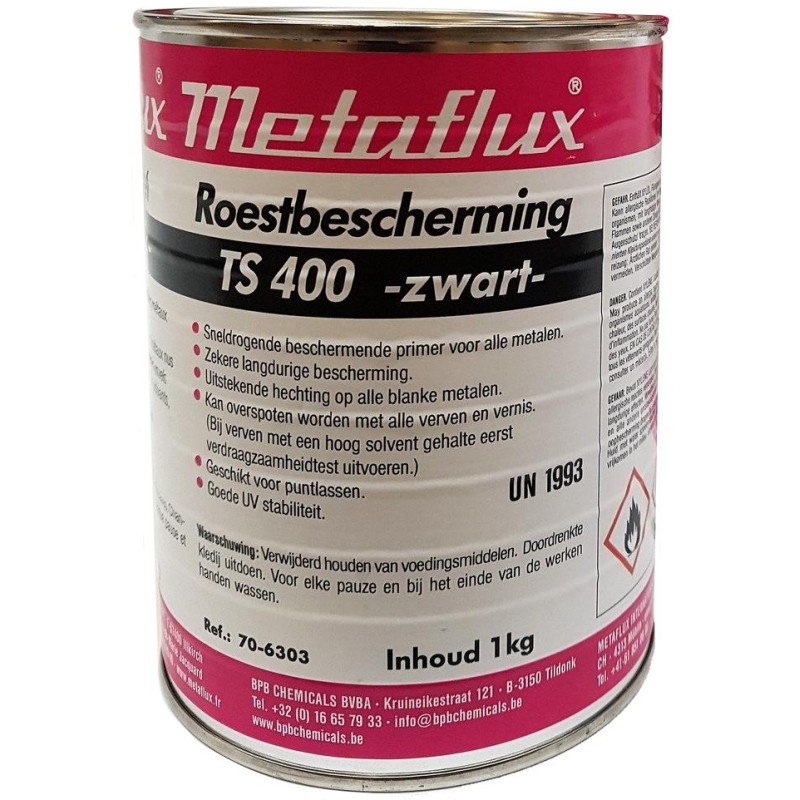 Metaflux anti rouille noir 1kg