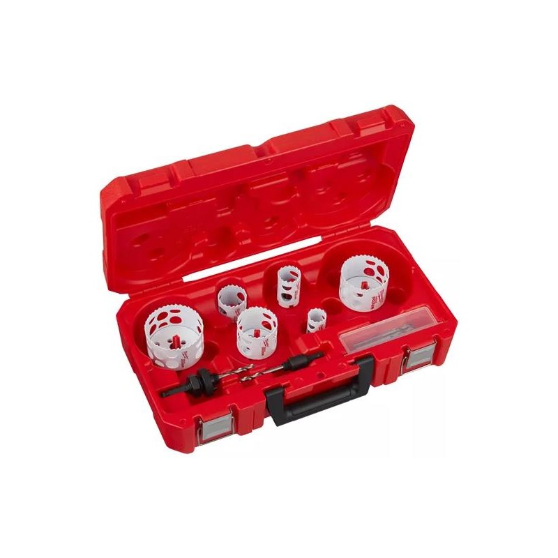 Coffret Scies Cloches Milwaukee Hole Doozer 10pcs Coffret Scies Cloches Milwaukee Hole Doozer 10pcs