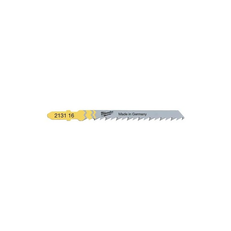 Lame de scie sauteuse Milwaukee - bois, plastique 105x4mm T344D (x5) Lame de scie sauteuse Milwaukee - bois, plastique 105x4mm T344D (x5)