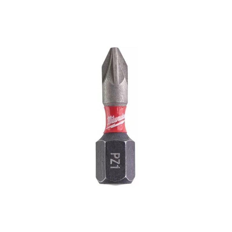 Boite de 25 embouts à chocs Milwaukee PZ PZ2 - 25mm