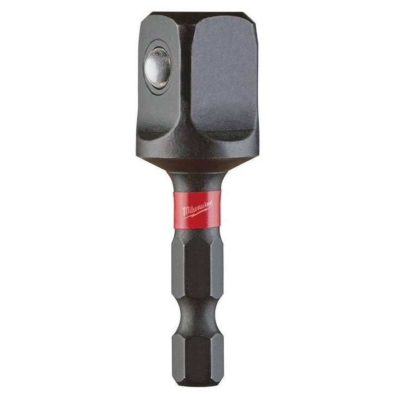 Adaptateur 6 pans Hex 1/4" vers carré 1/2" Milwaukee Adaptateur 6 pans Hex 1/4" vers carré 1/2" Milwaukee