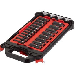 Jeu de 19 douilles SHOCKWAVE longues