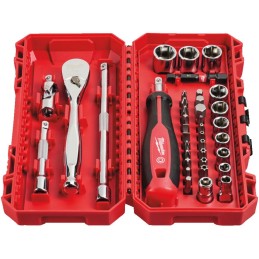 Coffret cliquet et douilles 1/4"