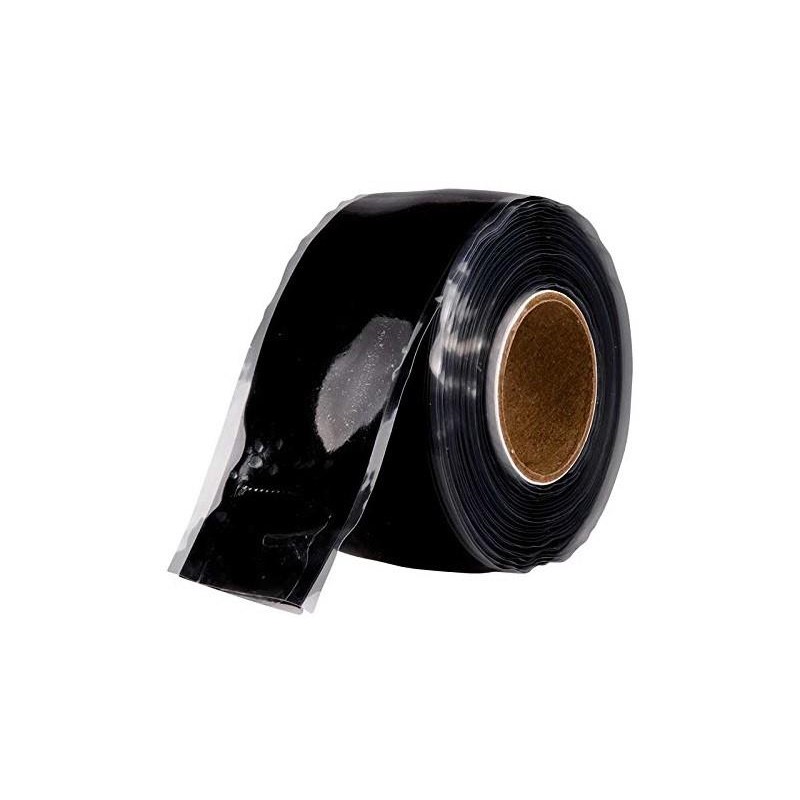 Ruban vulcanisant Stretch & Fuse noir 25mm x 3m Ruban vulcanisant Stretch & Fuse noir 25mm x 3m