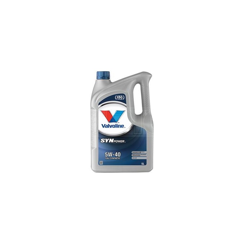 Valvoline SYNPOWER 5W40 5L Valvoline SYNPOWER 5W40 5L