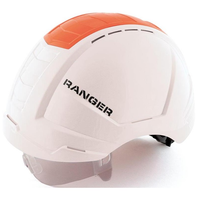 Casque de sécurité avec lunette intégrée